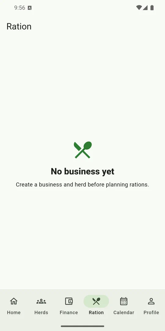 Ration workflow
