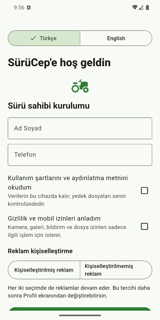 Çevrimdışı öncelikli kurulum